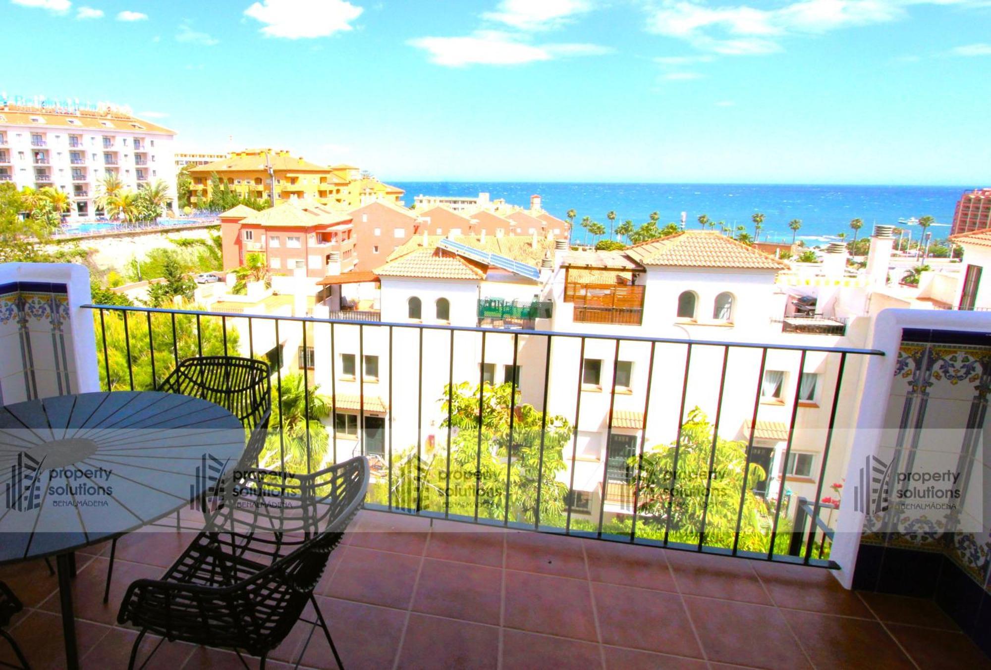 Lomas De Mena, 21 - Atico Con Vistas Al Mar - Piscina Y Barbacoa - Parking Gratis - Excelente Conexion Wifi Daire Benalmádena Dış mekan fotoğraf